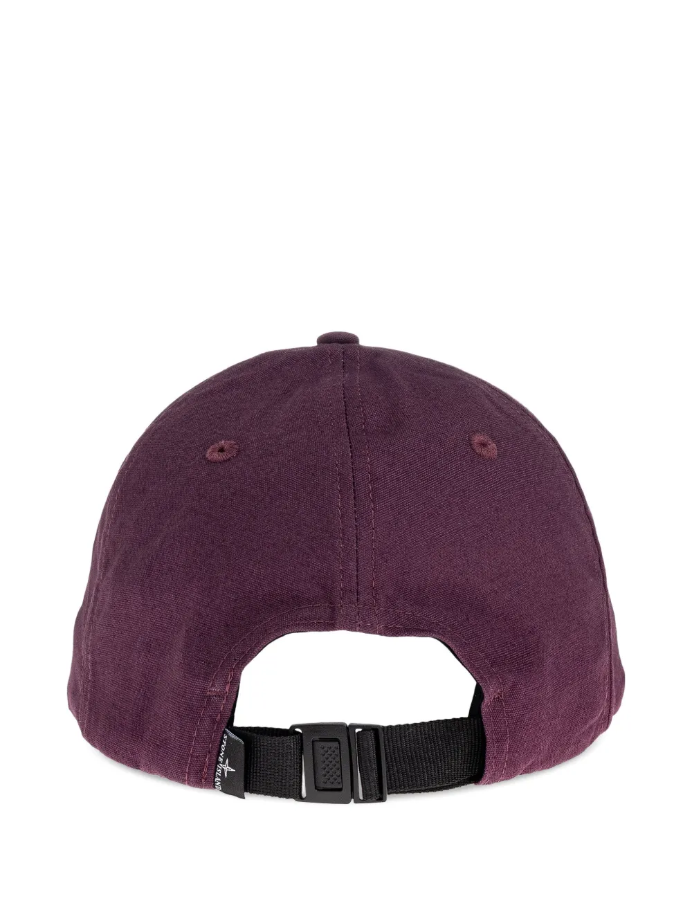 Stone Island compass-logo baseball cap Paars