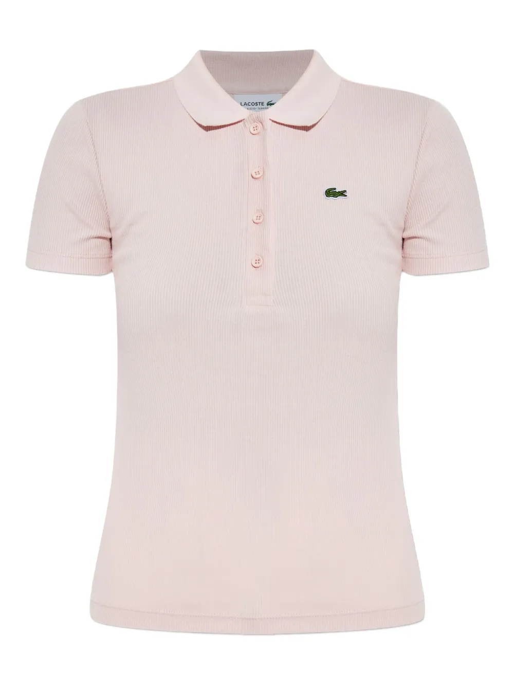ribbed polo shirt