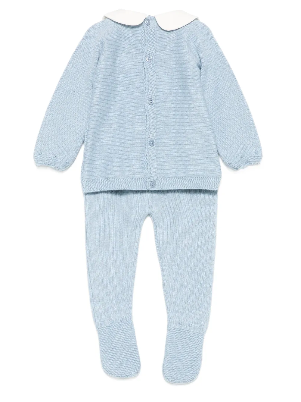 Paz Rodriguez Peter Pan-collar knitted top and trousers set | Knitwear | Image 2