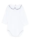 Mariella Ferrari ruffled-collar bodysuit - White