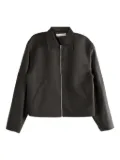 OUR LEGACY zip-front textured jacket - Brown