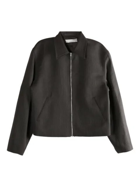OUR LEGACY zip-front textured jacket