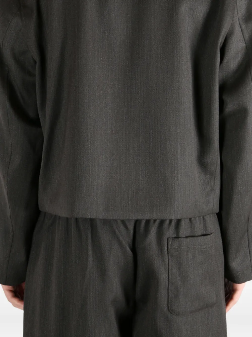 OUR LEGACY zip-front textured jacket Bruin