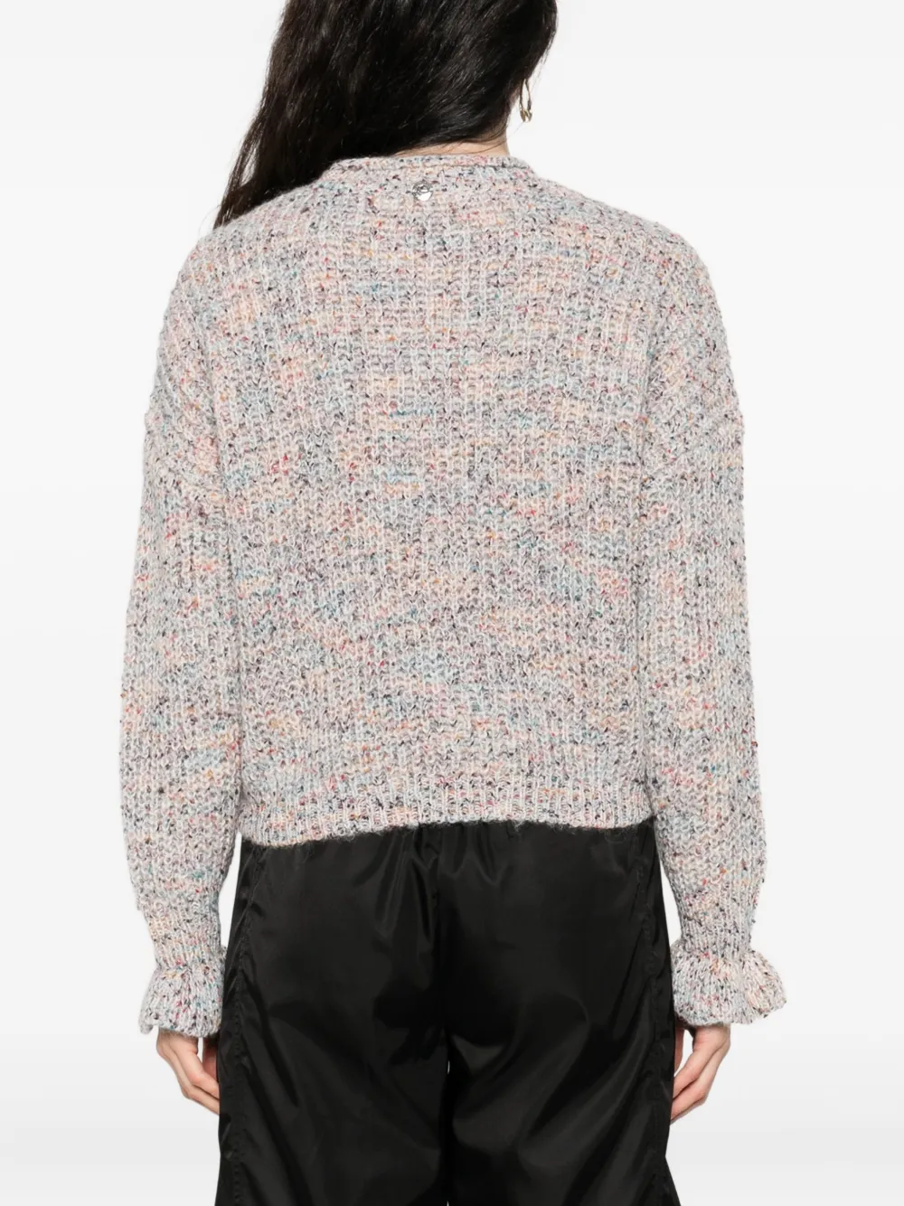 TWINSET Trui met ruche cuffs Beige