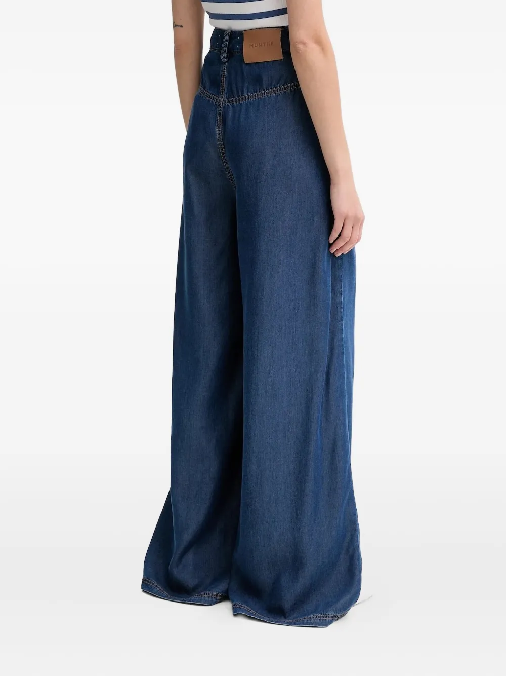 MUNTHE Jeans met wijde pijpen - Blauw
