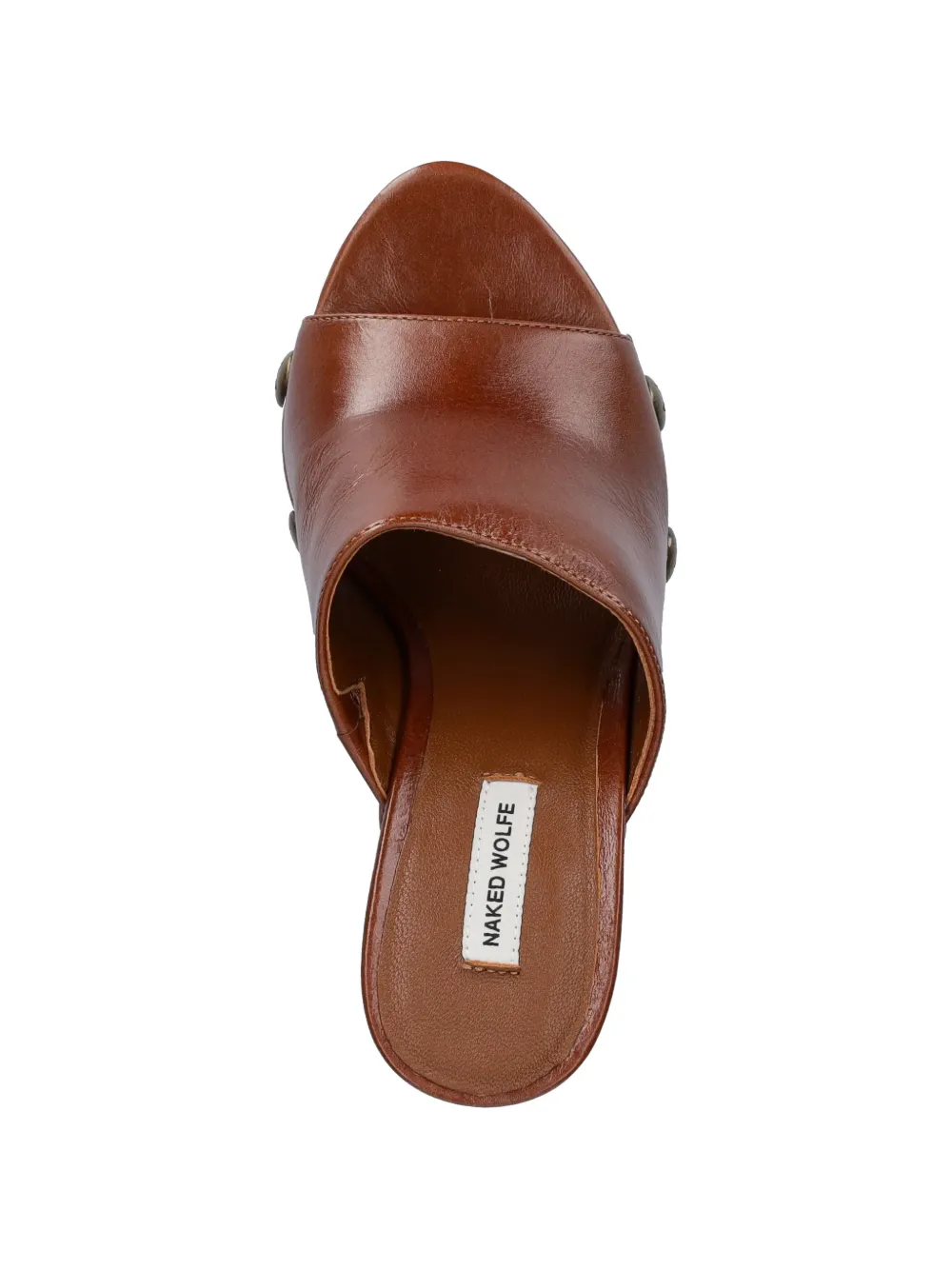 NAKED WOLFE Tulip platform wedge sandals Bruin