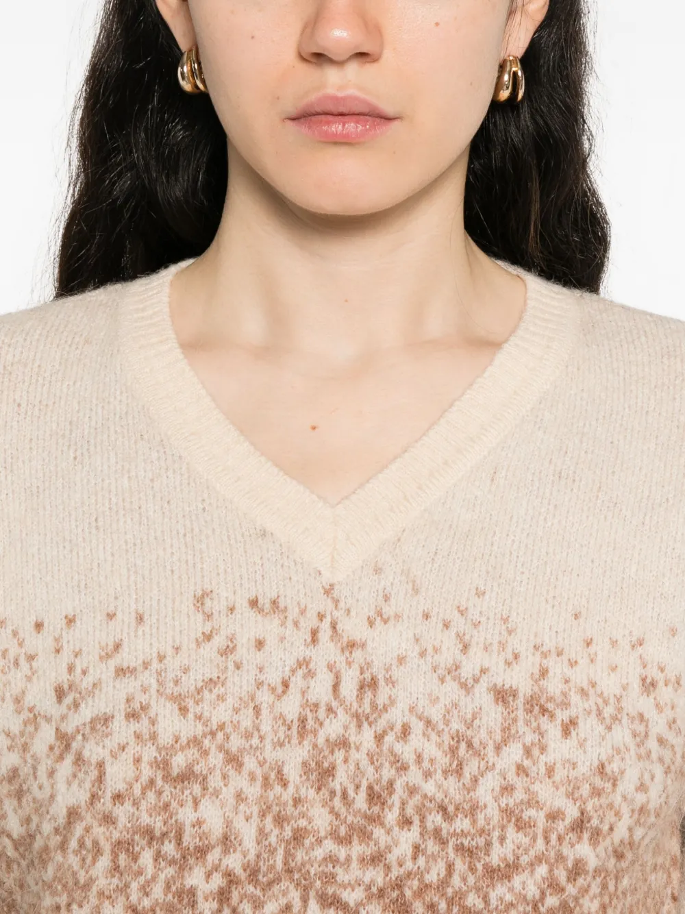 TWINSET Trui met ombré-effect Beige