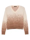 TWINSET ombre speckled sweater - Neutrals