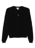 TWINSET floral-pattern sweater - Black