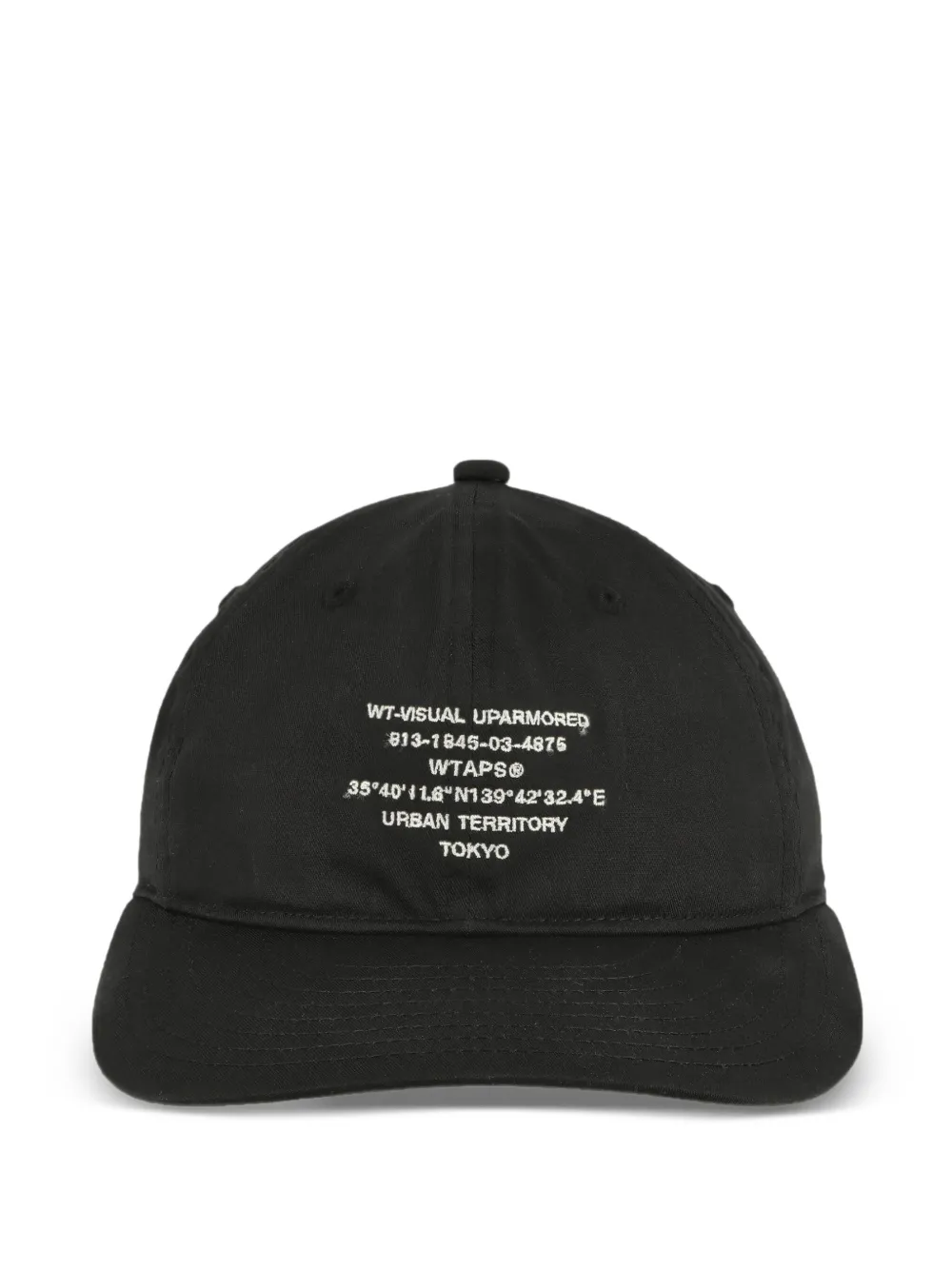 logo-embroidered cap