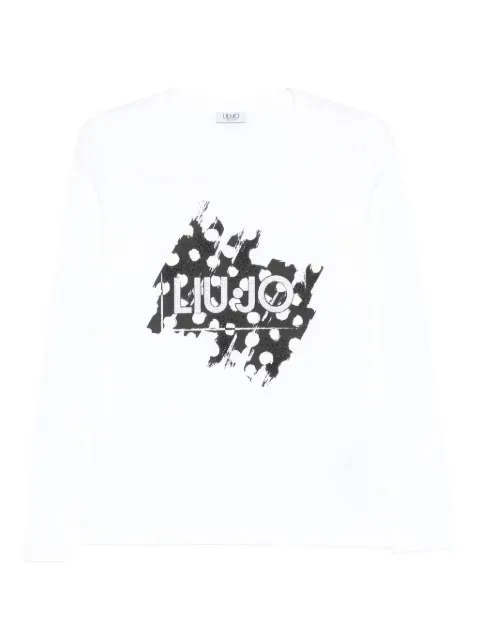 LIU JO print long-sleeve T-shirt