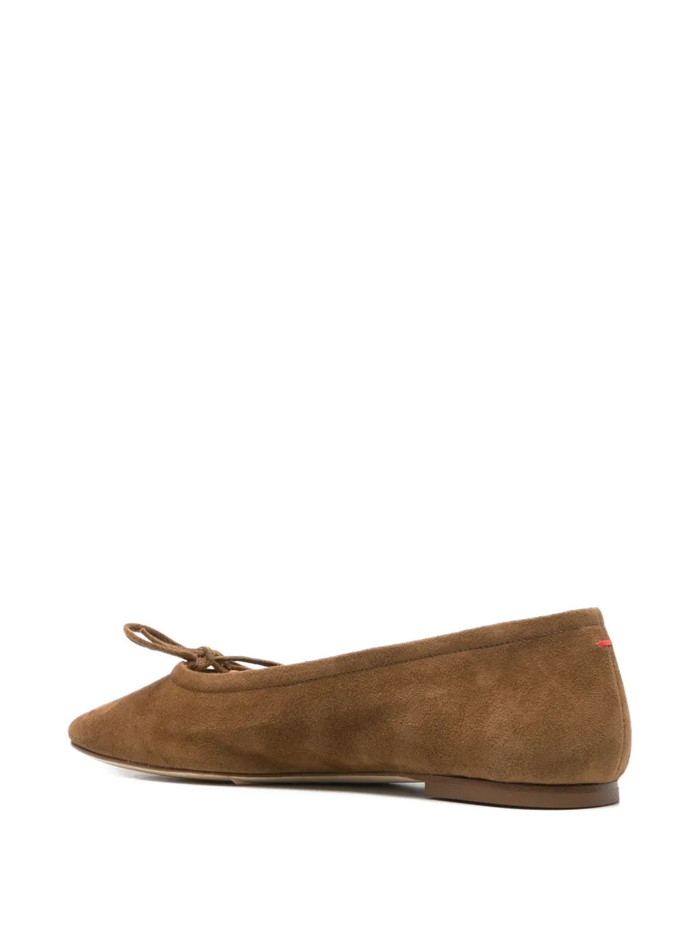 Aeyde Ballerina's met strikdetail Bruin