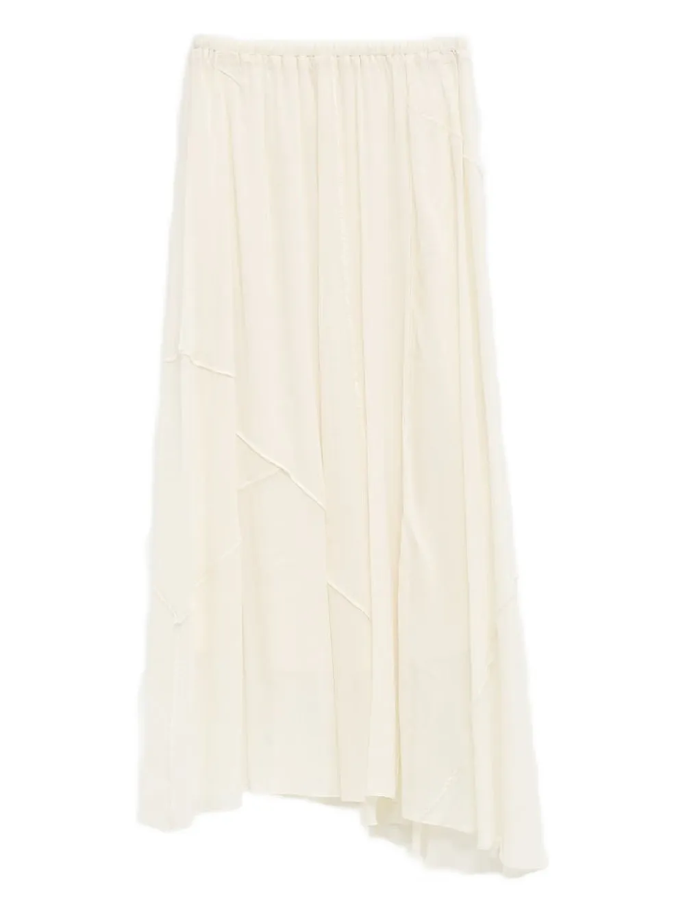 Lauren Manoogian panelled midi skirt - Beige