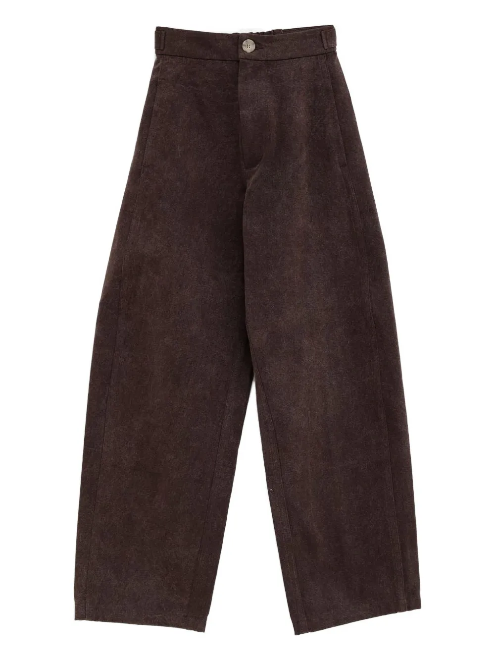 Lauren Manoogian buttoned trousers | Brown | Image 1