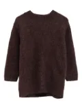 Lauren Manoogian crew-neck sweater - Brown