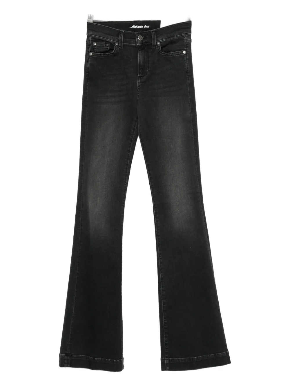 Liu •jo Embellished Flared Jeans In Black