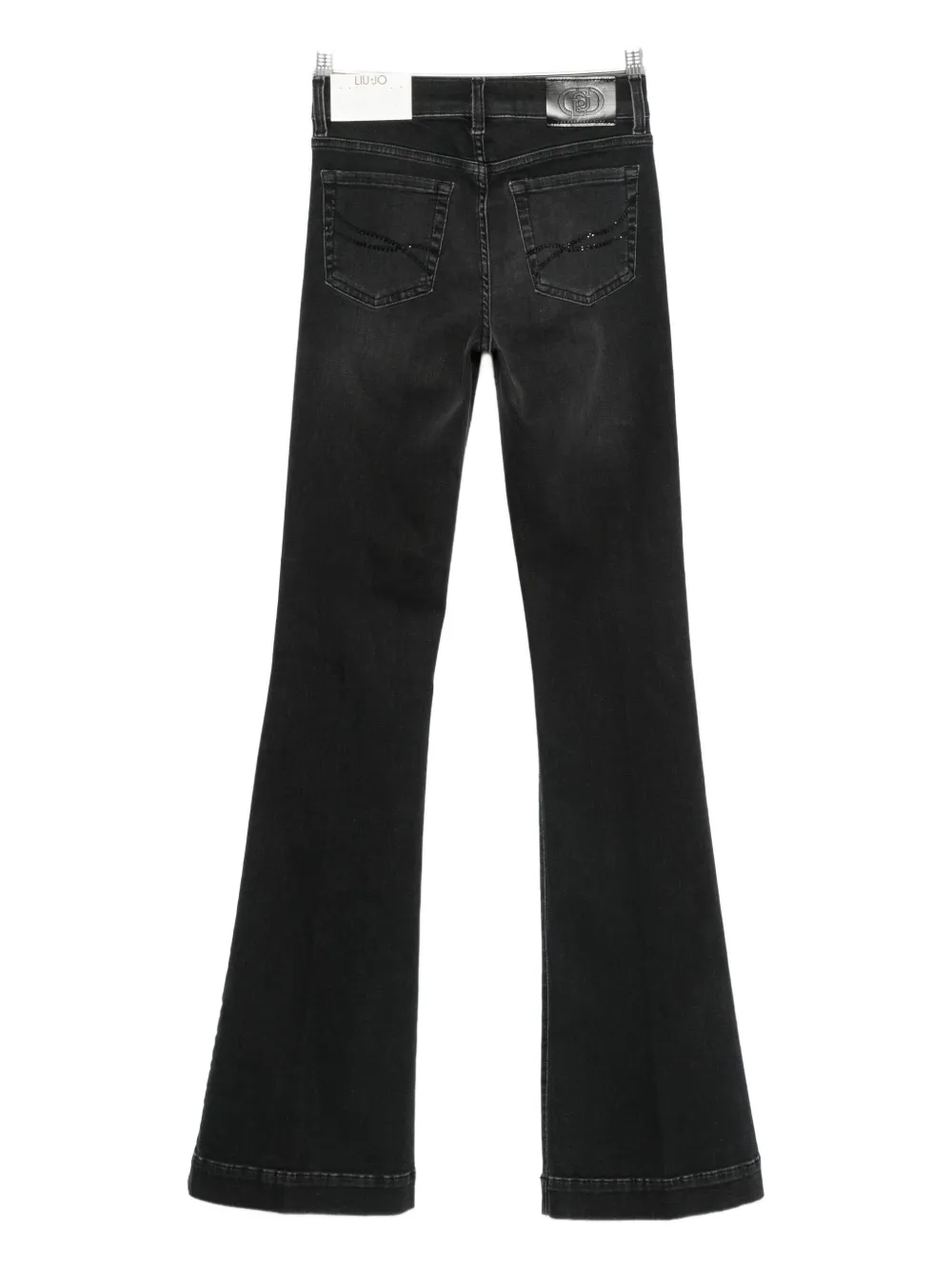 LIU JO Verfraaide flared jeans Zwart