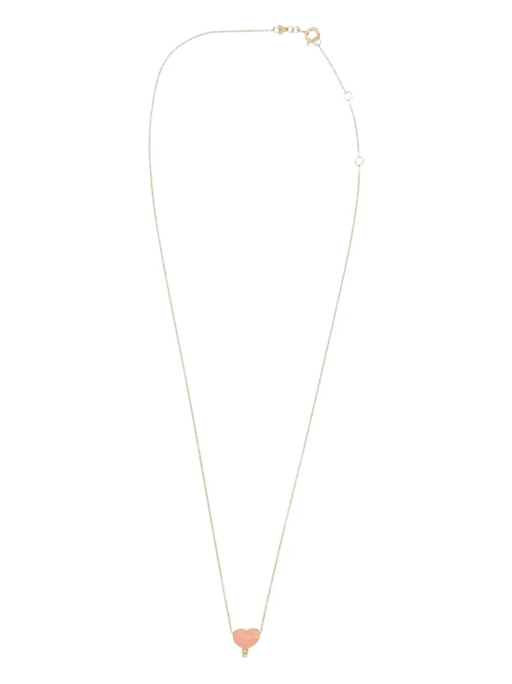 Aliita 9k Yellow Gold Enamel-heart Necklace