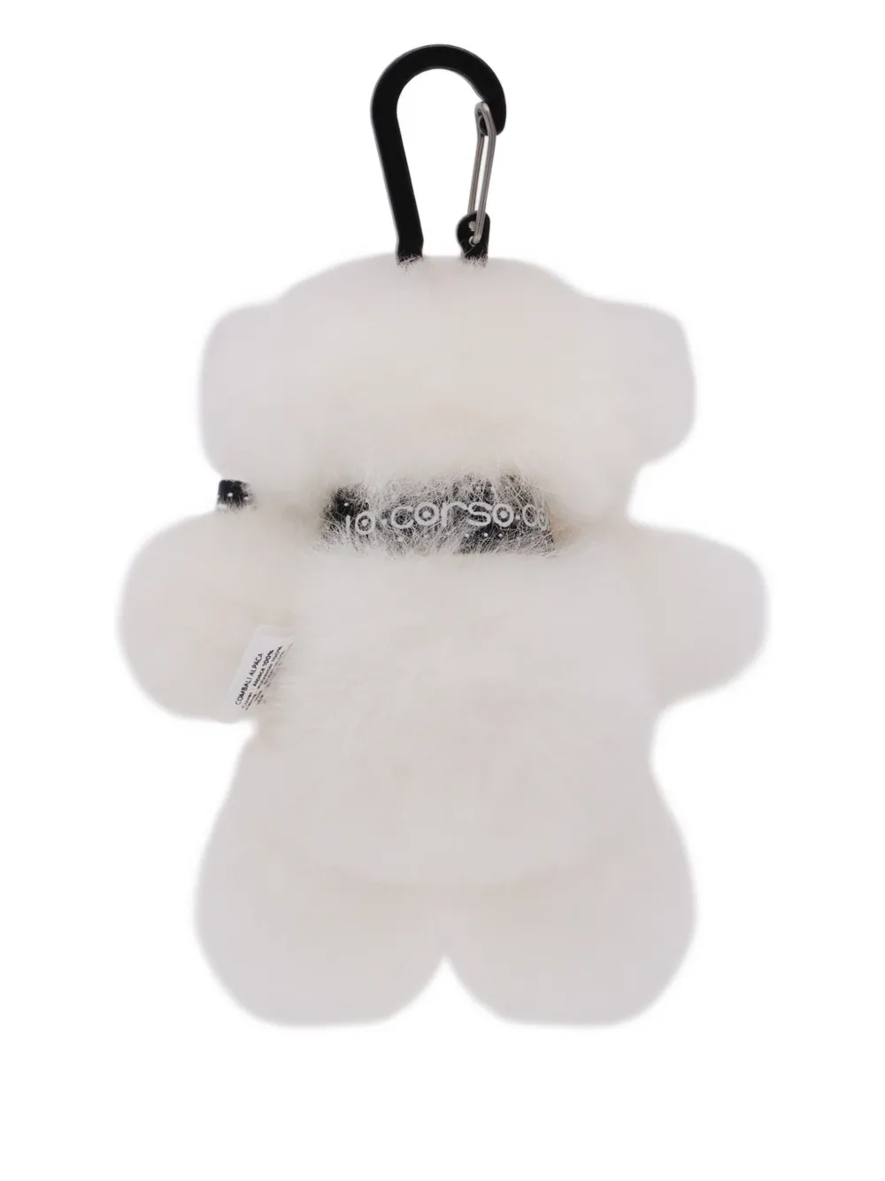 10 CORSO COMO Teddybeer sleutelhanger Wit