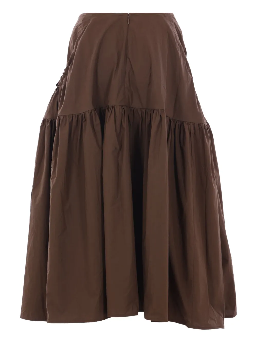 Cecilie Bahnsen bow-detail maxi skirt Bruin