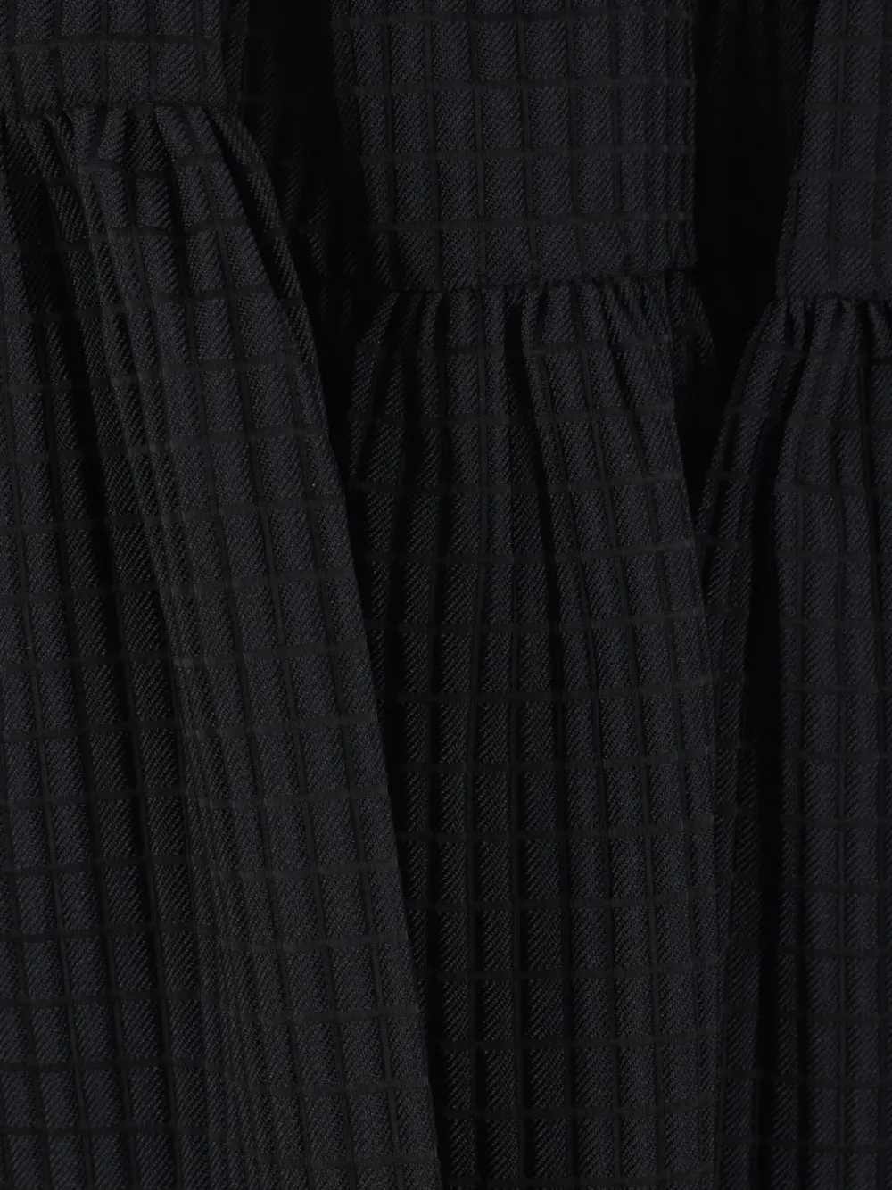 Cecilie Bahnsen Abigail tiered dress Zwart