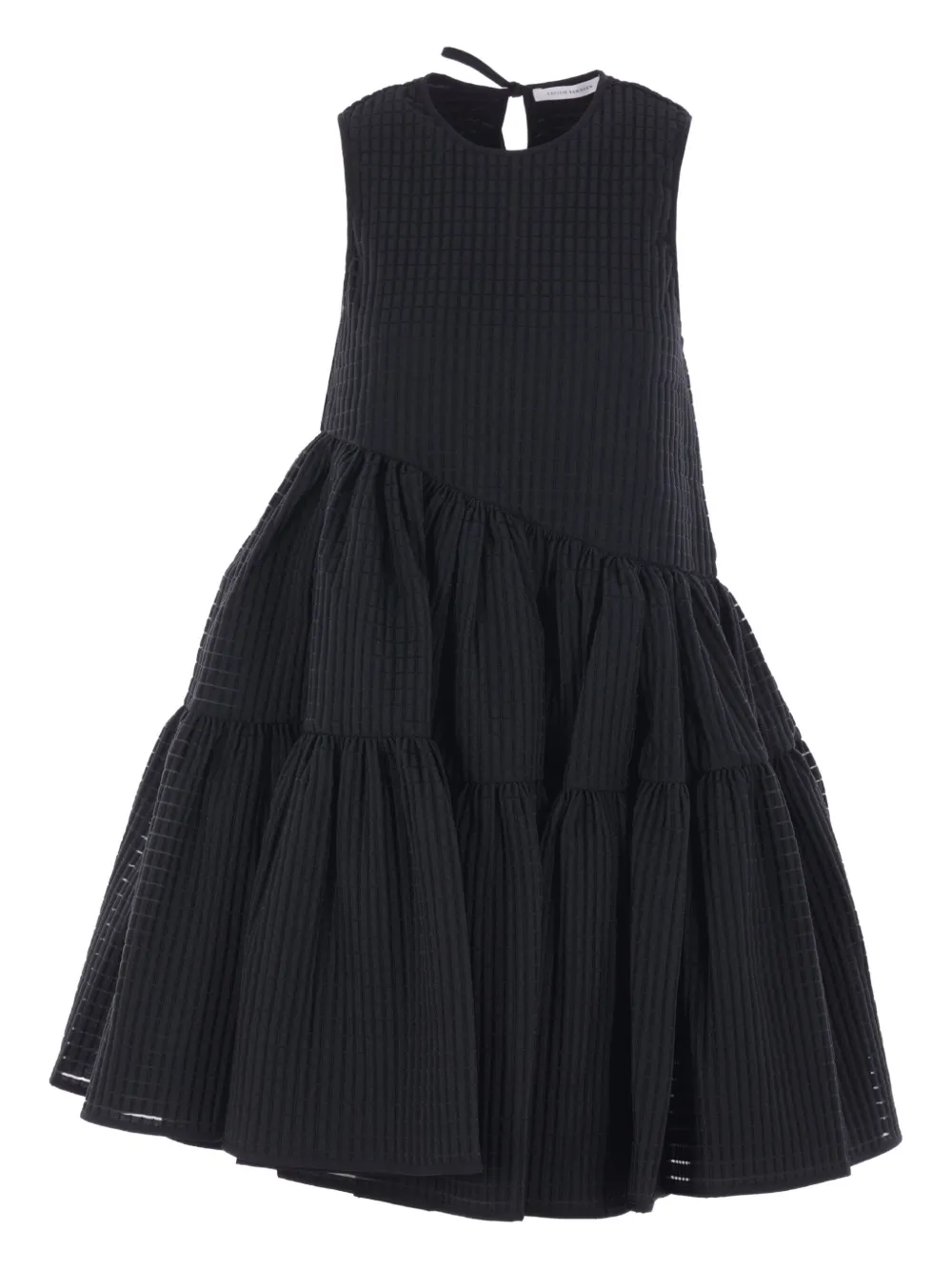 Cecilie Bahnsen Abigail tiered dress Zwart