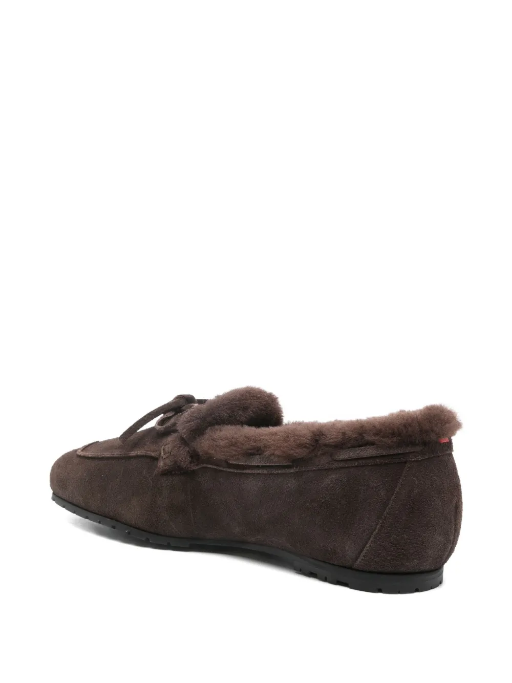 Aeyde Suede Loafers In Brown