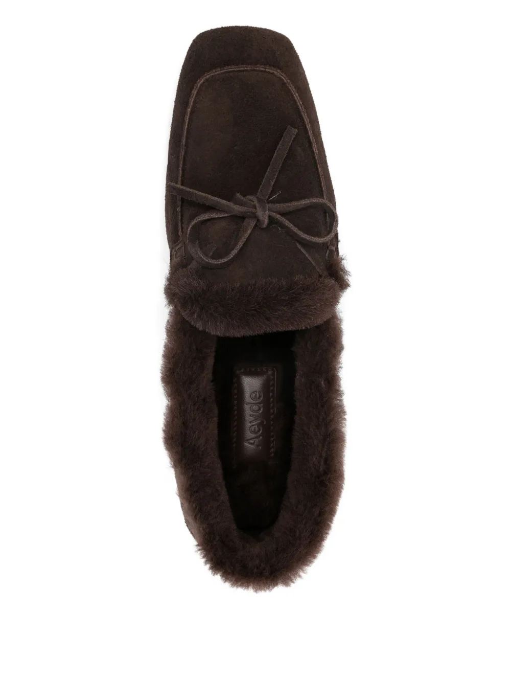 Aeyde Suede Loafers In Brown