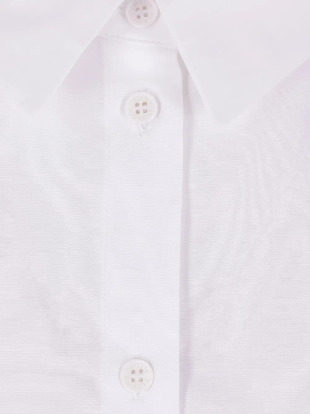 Cecilie Bahnsen tie-cuff cotton shirt Wit
