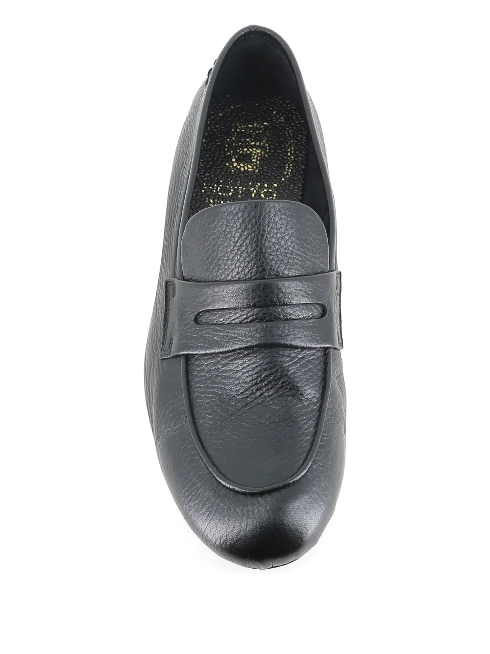 Alexander Hotto penny leather loafers Black