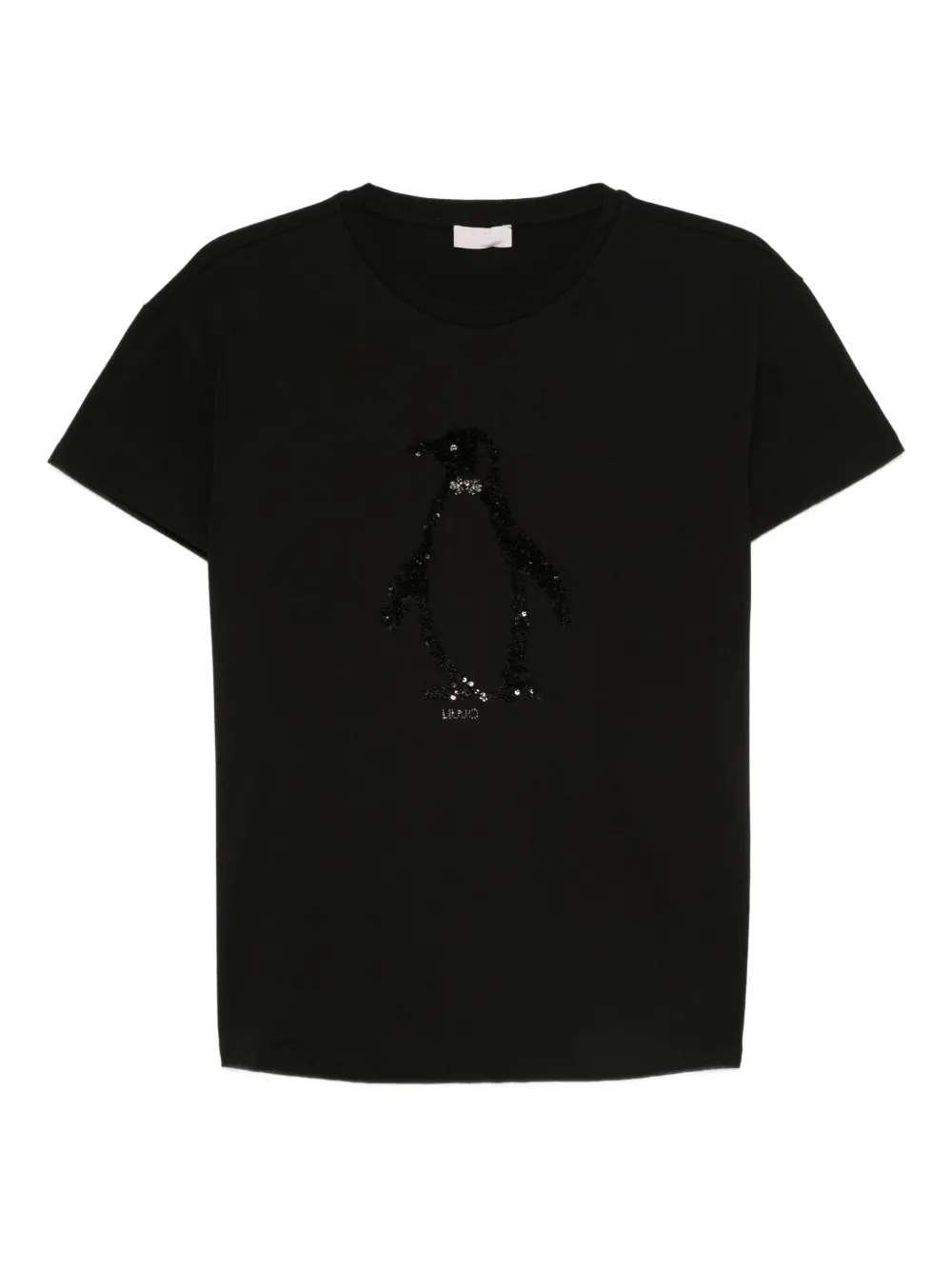 sequin penguin T-shirt