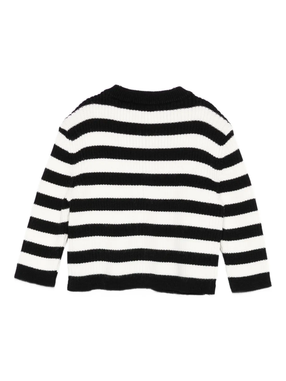Balmain Kids Vest met streepdetail Zwart