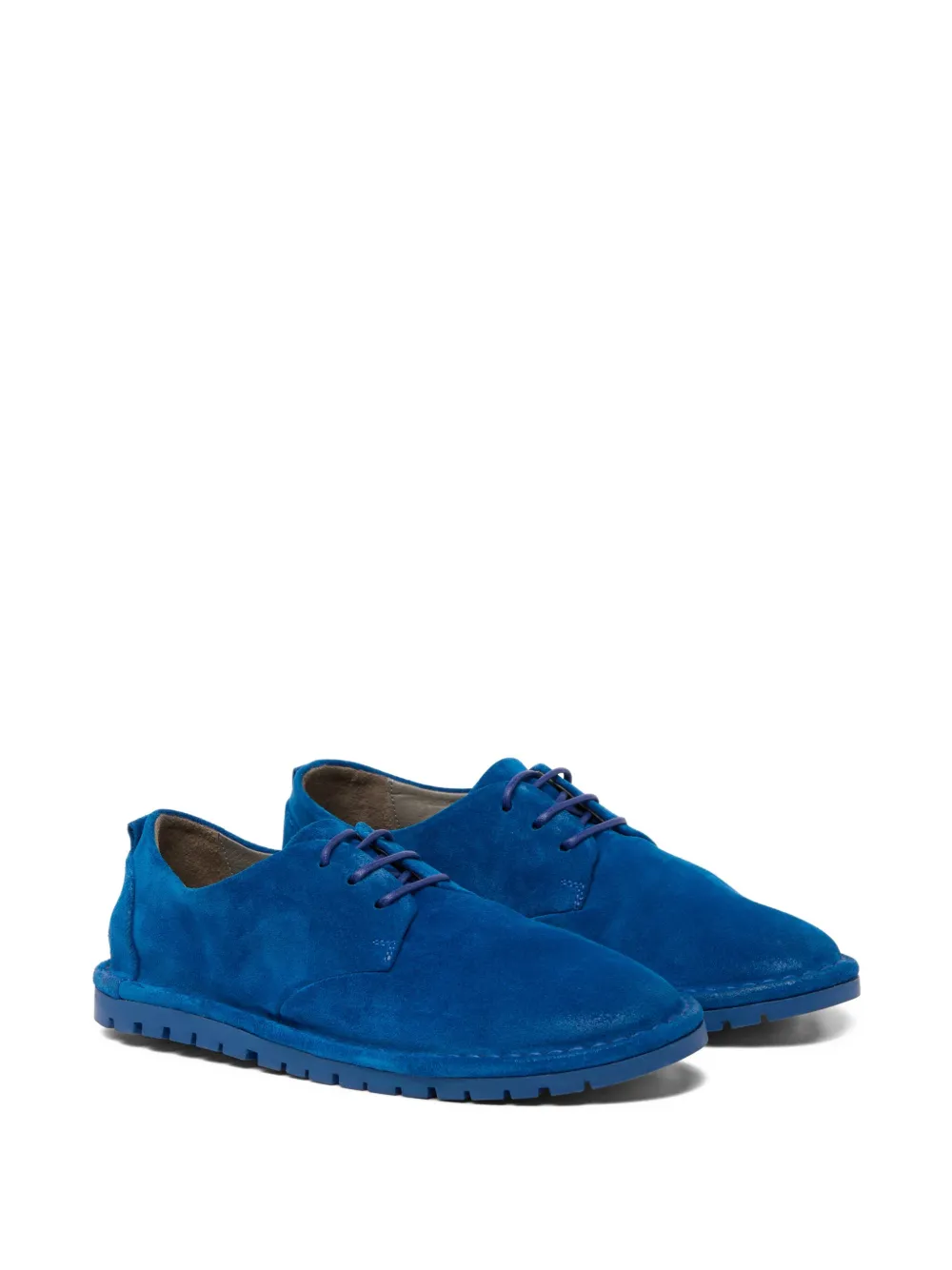 Marsèll Sancrispa Alta Pomice lace-up suede derby shoes Blue