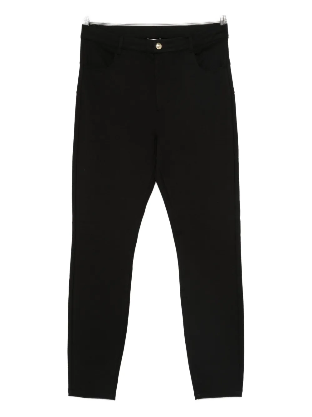 Liu •jo Logo-detail Trousers In Black