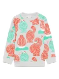 Stella McCartney Kids monster-print sweatshirt - Grey