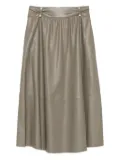 LIU JO button-detailed skirt - Grey