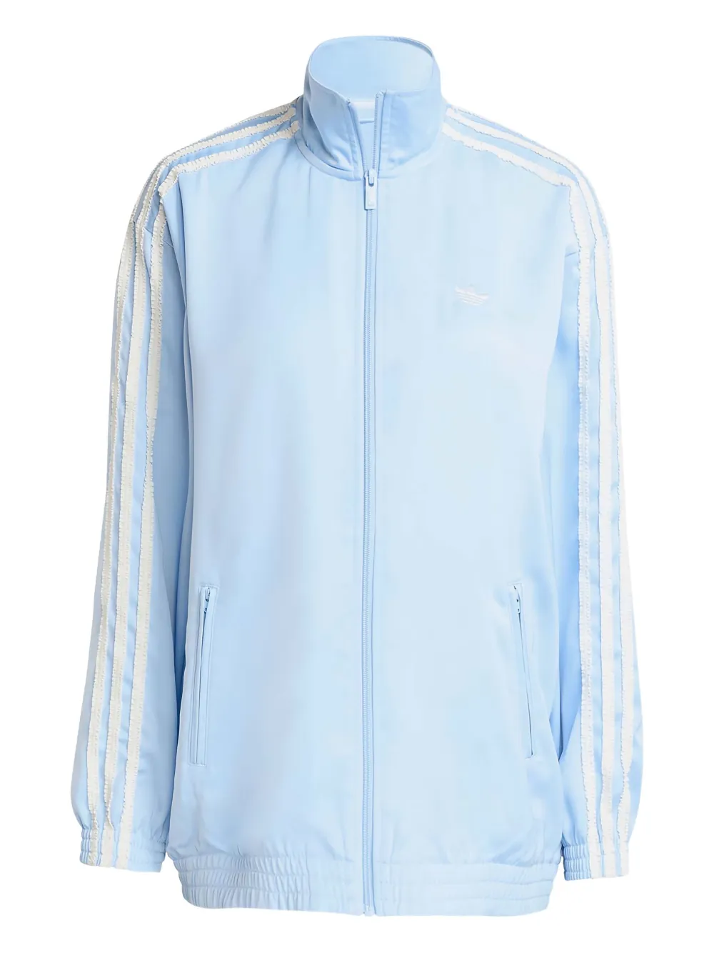 adidas trimmed track jacket Blauw