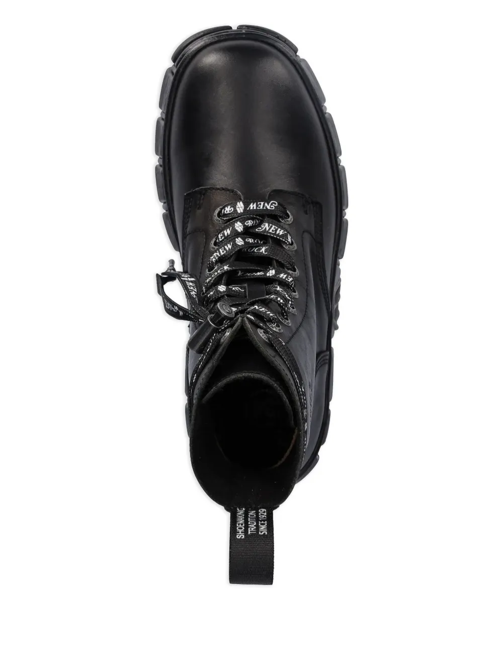 NEW ROCK M-WALL083CCT lace-up chunky sole boots Black