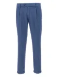Re-Hash pleated-front cotton-blend trousers - Blue