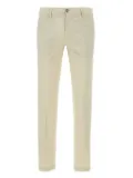 Re-Hash welt-pockets cuffed trousers - Neutrals