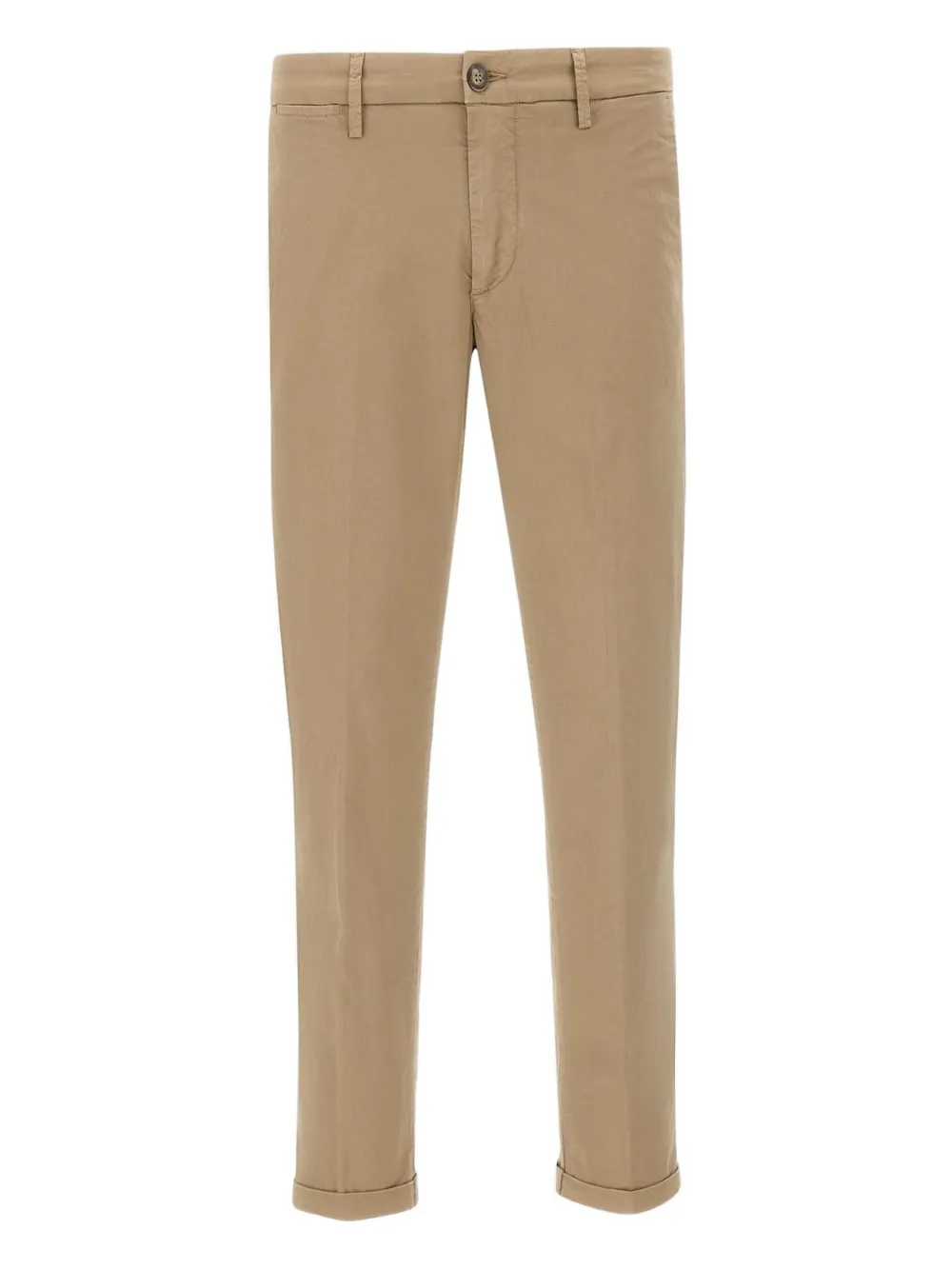 Re-Hash turn-up cotton trousers | Brown | Image 1