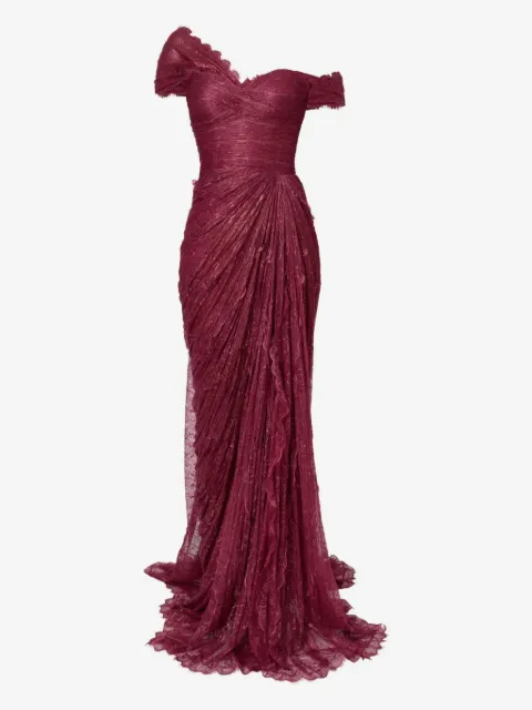 Iris Serban robe longue Eleria à design drapé