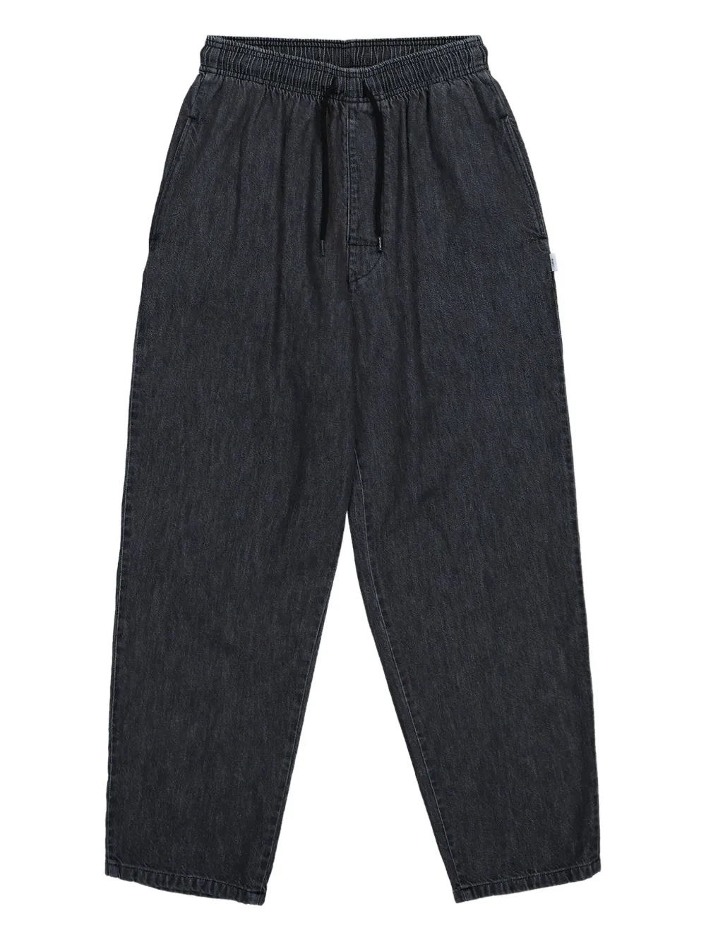 drawstring cotton trousers