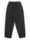 WTAPS drawstring cotton trousers - Black
