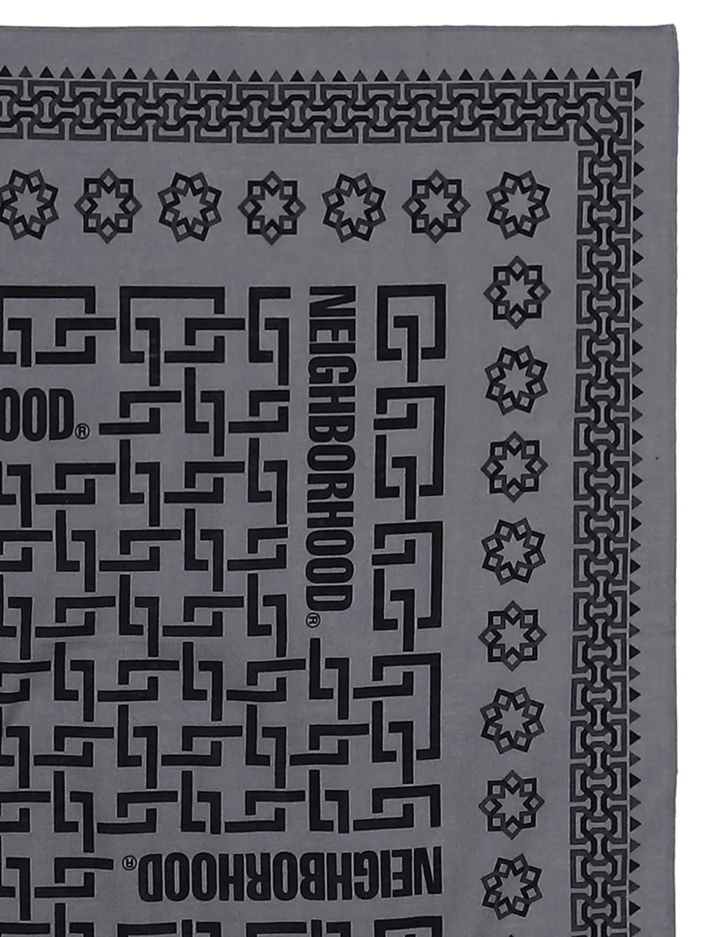Neighborhood geometric-pattern cotton bandana | Image 2