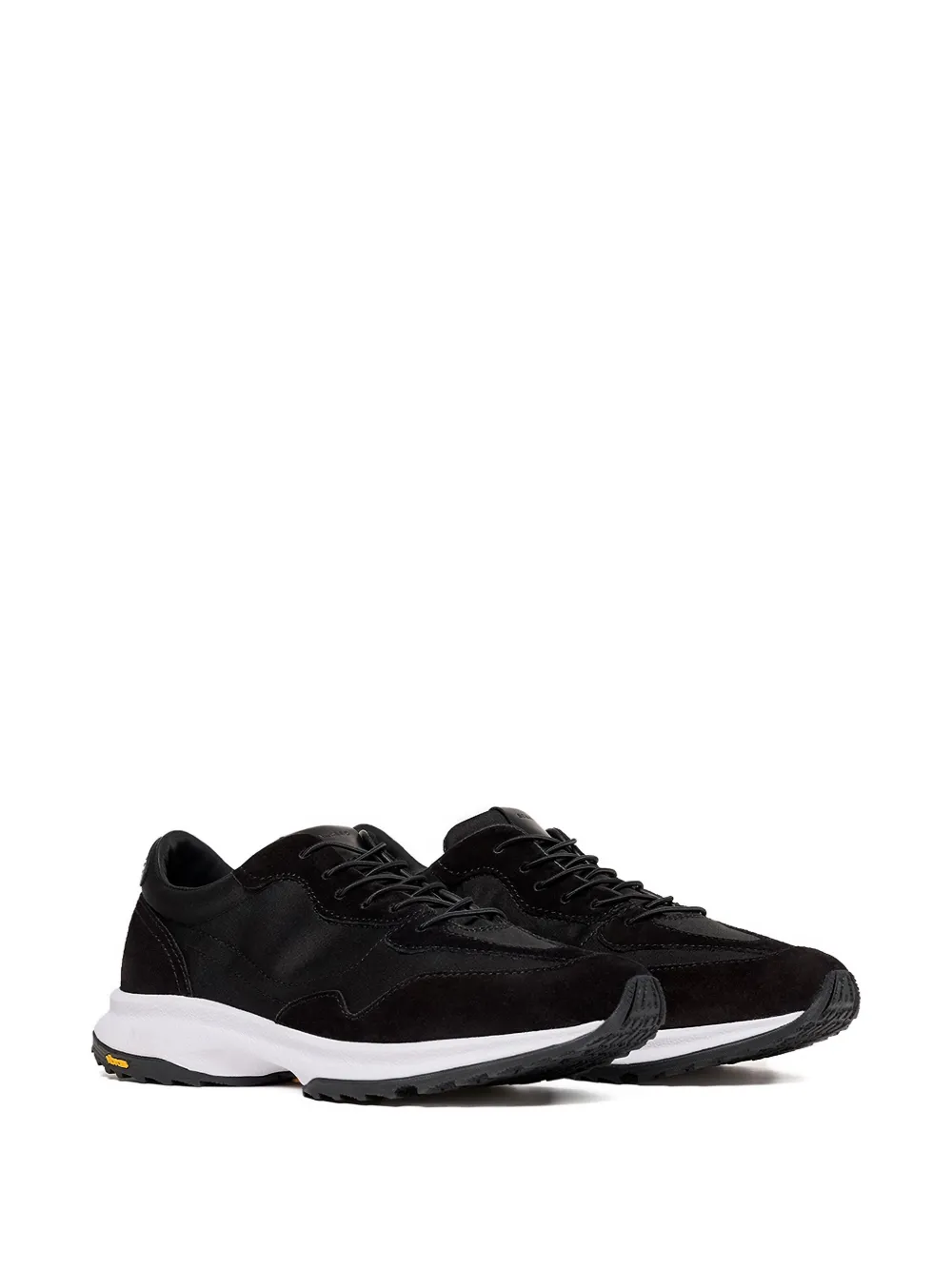 Scarosso leather sneakers Black