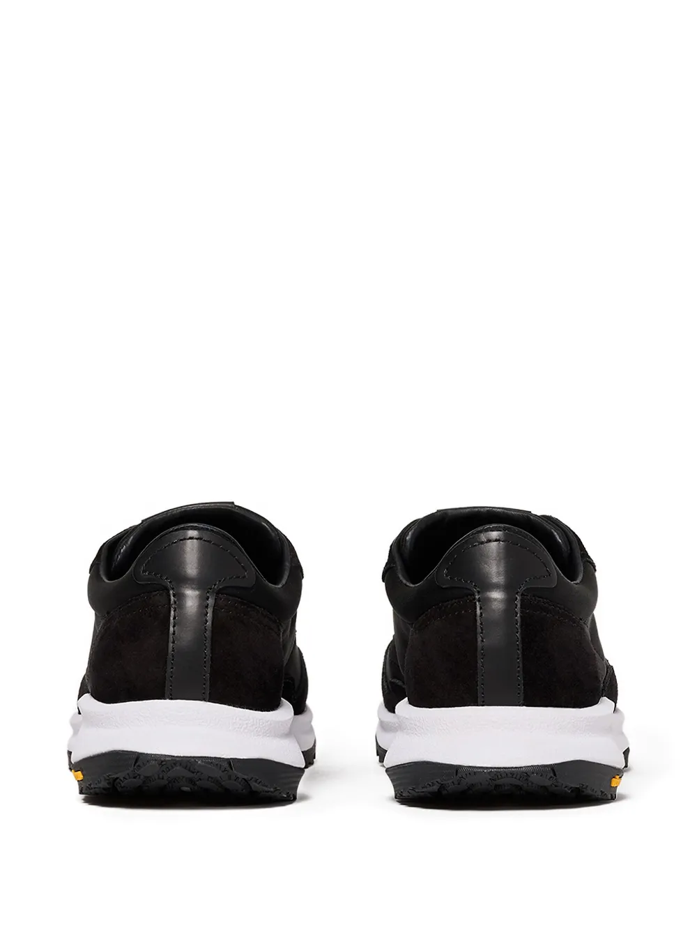 Scarosso leather sneakers Black