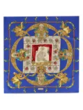 Hermès Pre-Owned Hommage A Charles Garnier silk scarf - Blue