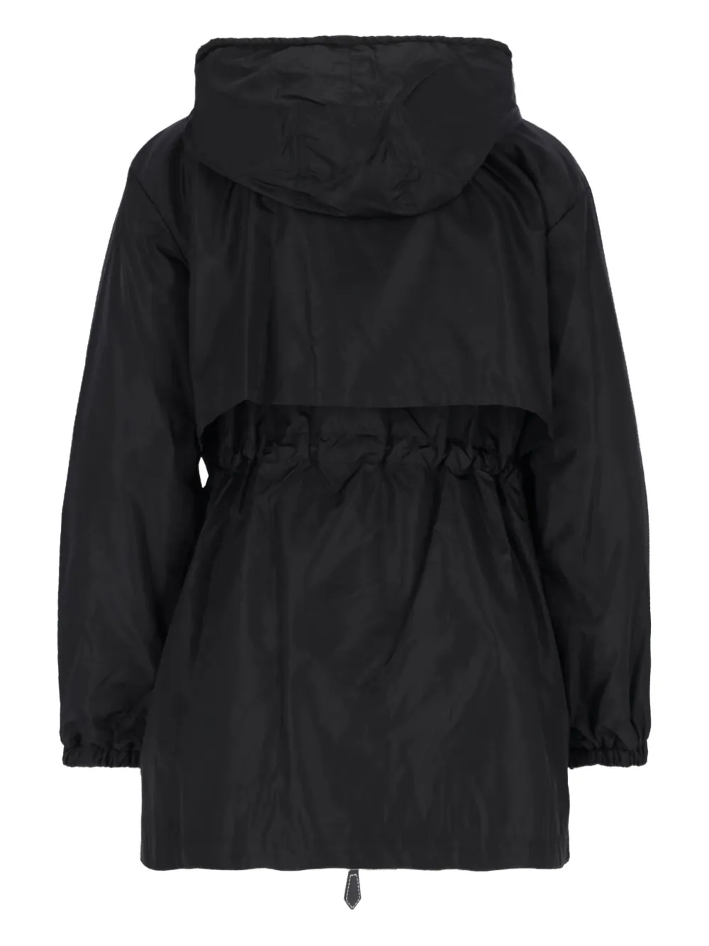 Burberry Jas met capuchon en trekkoord Zwart