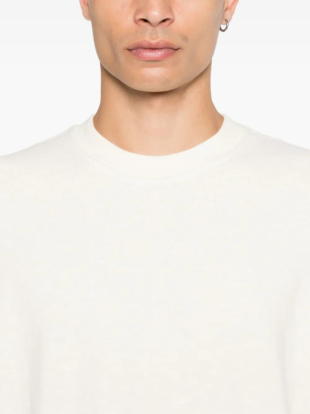 Stone Island 6100053 patch-pocket cotton sweater Beige